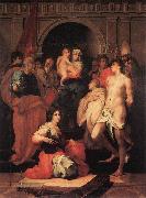 Rosso Fiorentino Madonna Enthroned and Ten Saints oil painting reproduction